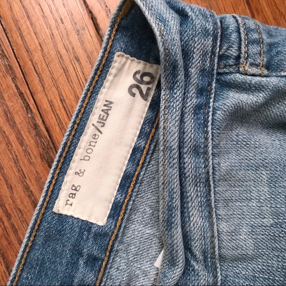 Rag & Bone Destressed Skinny Jeans - Picture 2 of 2